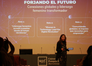 Iolanda Triviño, Ceo de Institute For Futures, enla presentacio Jornada Internacional 