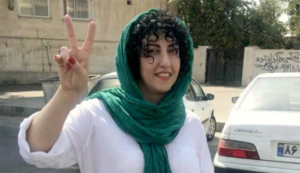 la periodista Narges Mohammadi, ha estat varies vegades a les presond d'Iran