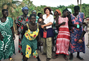 Anna Boyé , en el seu viatge al 2024, ales illes Bigajo, en Guínea Bissau