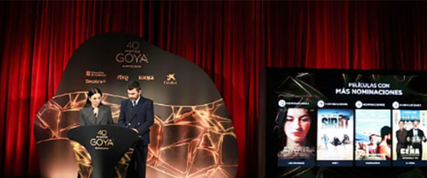 Nominacions als Goya febrer 2026, Restransmisió en directe per TVE